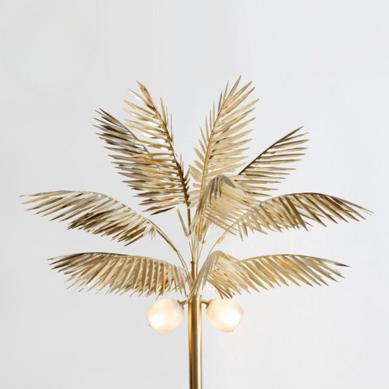 โคมไฟตั้งพื้น DEEPWOOD รุ่น GOLDEN PALM TREE สีทอง 2 หัว